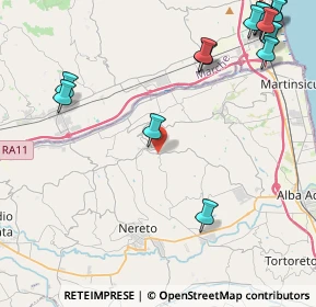 Mappa Via San Rocco, 64010 Controguerra TE, Italia (6.338)