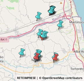 Mappa Via San Rocco, 64010 Controguerra TE, Italia (3.939)