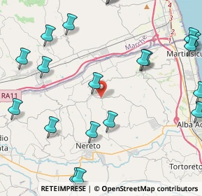 Mappa Via San Rocco, 64010 Controguerra TE, Italia (6.0335)