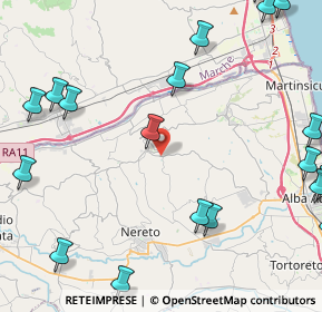 Mappa Via San Rocco, 64010 Controguerra TE, Italia (6.756)