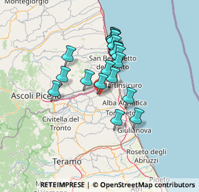 Mappa Via San Rocco, 64010 Controguerra TE, Italia (11.4085)