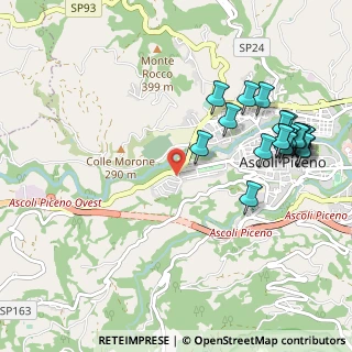 Mappa Via Fratelli Bandiera, 63100 Ascoli Piceno AP, Italia (1.251)
