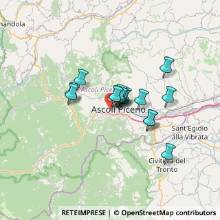 Mappa Via Fratelli Bandiera, 63100 Ascoli Piceno AP, Italia (4.87563)