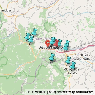Mappa Via Fratelli Bandiera, 63100 Ascoli Piceno AP, Italia (6.57714)
