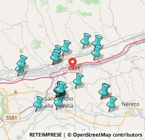 Mappa Strada provinciale Bonifica del Tronto km 14, 64010 Ancarano TE, Italia (3.799)