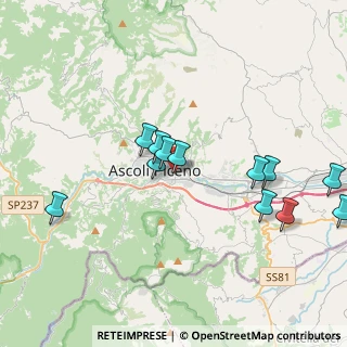 Mappa Via Milano, 63100 Ascoli Piceno AP, Italia (4.105)