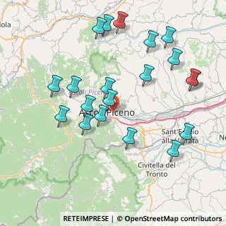 Mappa Via Milano, 63100 Ascoli Piceno AP, Italia (8.8955)