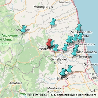 Mappa Via Milano, 63100 Ascoli Piceno AP, Italia (14.105)
