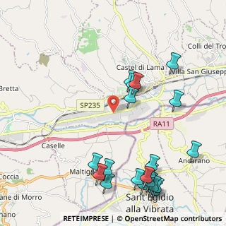 Mappa Via Mutilati del Lavoro, 63100 Campolungo-Villa Sant'Antonio AP, Italia (2.7275)