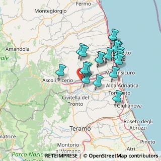 Mappa Via Mutilati del Lavoro, 63100 Campolungo-Villa Sant'Antonio AP, Italia (12.42)