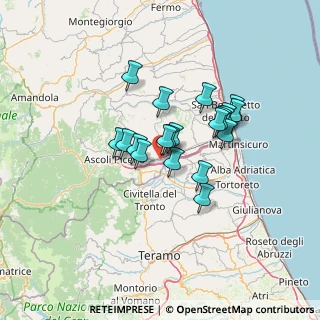 Mappa Via Mutilati del Lavoro, 63100 Campolungo-Villa Sant'Antonio AP, Italia (10.405)