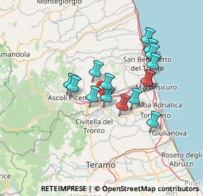 Mappa E invalidi del lavoro, 63100 Ascoli Piceno AP, Italia (11.71733)