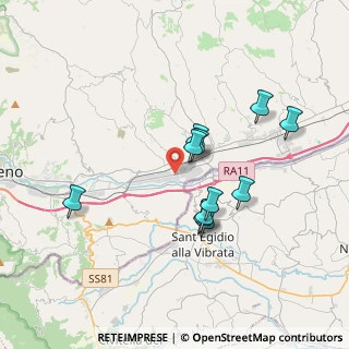 Mappa Via Mutilati del Lavoro, 63100 Campolungo-Villa Sant'Antonio AP, Italia (3.34)