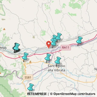 Mappa Via Mutilati del Lavoro, 63100 Campolungo-Villa Sant'Antonio AP, Italia (4.71077)