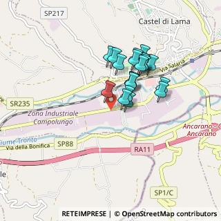 Mappa Viale dei Mutilati del Lavoro, 63100 Campolungo-Villa Sant'Antonio AP, Italia (0.719)