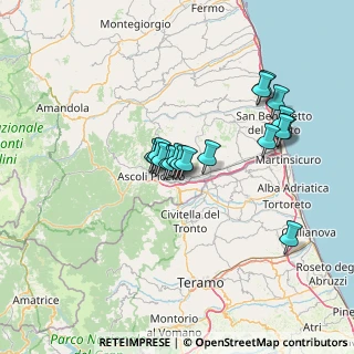 Mappa Via delle Fresie, 63100 Ascoli Piceno AP, Italia (11.52)