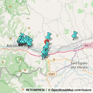 Mappa Via delle Fresie, 63100 Ascoli Piceno AP, Italia (4.058)