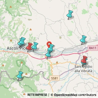 Mappa Via delle Fresie, 63100 Ascoli Piceno AP, Italia (4.97091)