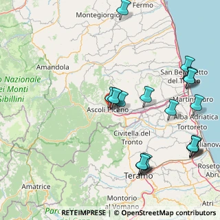 Mappa Forte Malatesta, 63100 Ascoli Piceno AP, Italia (20.5085)