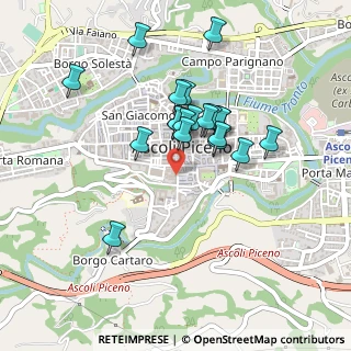 Mappa Via Pretoriana, 63100 Ascoli Piceno AP, Italia (0.398)