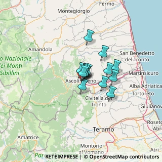 Mappa Via Tornasacco, 63100 Ascoli Piceno AP, Italia (7.42643)