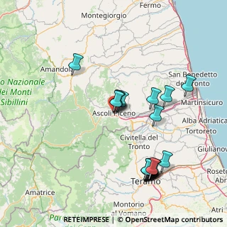 Mappa Via Malatesta Galeotto, 63100 Ascoli Piceno AP, Italia (17.307)