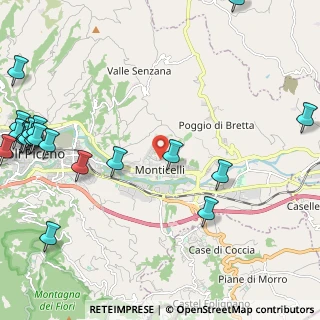 Mappa Via delle Zinnie, 63100 Ascoli Piceno AP, Italia (3.396)