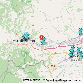 Mappa Via delle Zinnie, 63100 Ascoli Piceno AP, Italia (5.64818)
