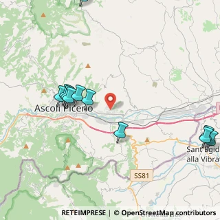 Mappa Via delle Zinnie, 63100 Ascoli Piceno AP, Italia (5.17273)