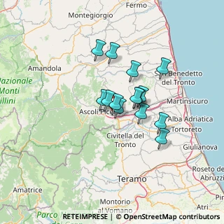 Mappa Via delle Zinnie, 63100 Ascoli Piceno AP, Italia (9.87429)