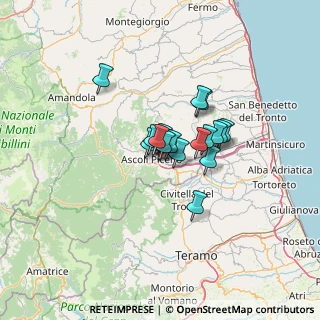 Mappa Via Lucania, 63100 Ascoli Piceno AP, Italia (7.795)