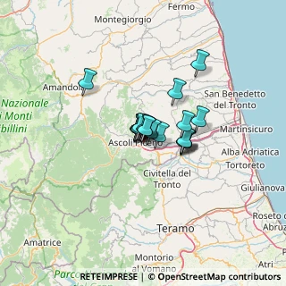 Mappa Via Lucania, 63100 Ascoli Piceno AP, Italia (6.85526)