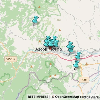 Mappa Via Dante Alighieri, 63100 Ascoli Piceno AP, Italia (2.28667)