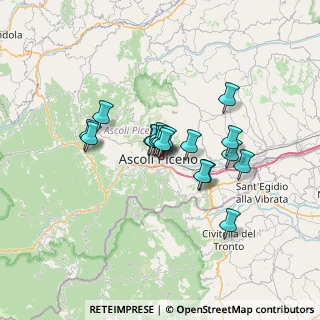 Mappa Via Dante Alighieri, 63100 Ascoli Piceno AP, Italia (4.89944)