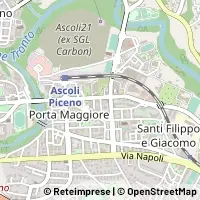 地図 Ascoli Piceno