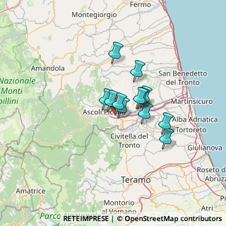 Mappa Largo Degli Allori, 63100 Ascoli Piceno AP, Italia (8.895)