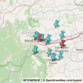 Mappa Largo Degli Allori, 63100 Ascoli Piceno AP, Italia (6.14563)