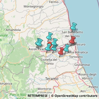 Mappa Zona Ind.le, 63100 Ascoli Piceno AP, Italia (9.56727)