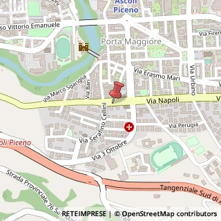 Mappa Via Napoli, 35, 63100 Ascoli Piceno, Ascoli Piceno (Marche)