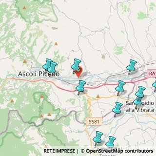 Mappa Via dei Girasoli, 63100 Ascoli Piceno AP, Italia (5.67917)
