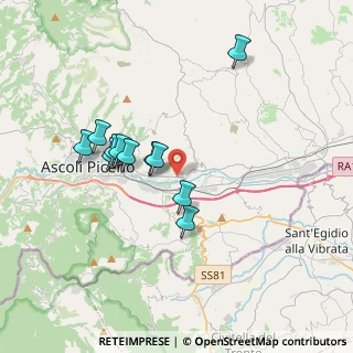 Mappa Via dei Girasoli, 63100 Ascoli Piceno AP, Italia (3.29909)