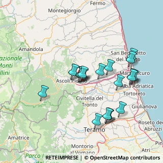 Mappa Via dei Girasoli, 63100 Ascoli Piceno AP, Italia (14.3155)
