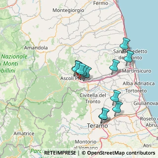 Mappa Via Cagliari, 63100 Ascoli Piceno AP, Italia (13.085)