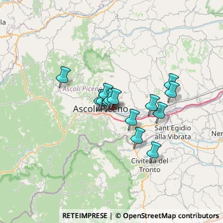 Mappa Via Cagliari, 63100 Ascoli Piceno AP, Italia (5.07571)