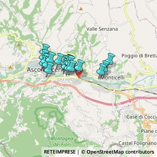 Mappa Via Cagliari, 63100 Ascoli Piceno AP, Italia (1.3395)