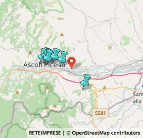 Mappa Via delle Primule, 63100 Ascoli Piceno AP, Italia (4.95909)