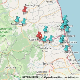 Mappa Via delle Primule, 63100 Ascoli Piceno AP, Italia (18.44)
