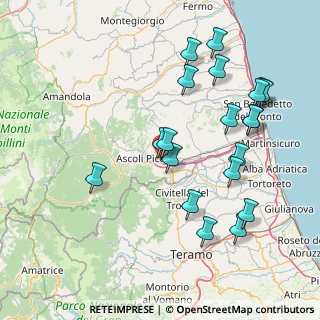 Mappa Largo dei Mughetti, 63100 Ascoli Piceno AP, Italia (17.6125)