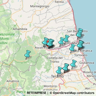 Mappa Via delle Primule, 63100 Ascoli Piceno AP, Italia (14.805)