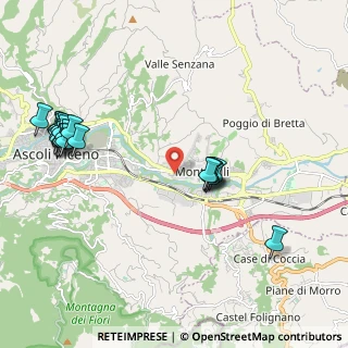 Mappa Via delle Primule, 63100 Ascoli Piceno AP, Italia (2.558)